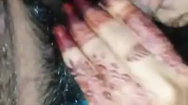Very Beautiful Newly Married Wife Sucking