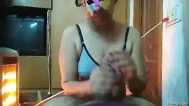 Desi Bhabhi Sucking Husband Cock
