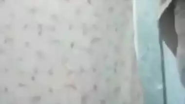 Pakistani teen college girl showing her shaggy boobs