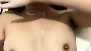 Young Indian Saali getting Jijaâ€™s cum on face