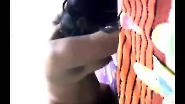 Blowjob and anal sex of big boobs mallu wife
