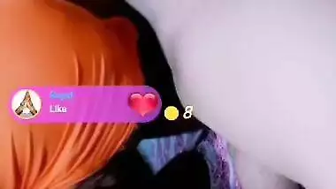 Desi couple livecam sex act at night