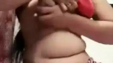 tamil cute teenage showing her tits and playing...