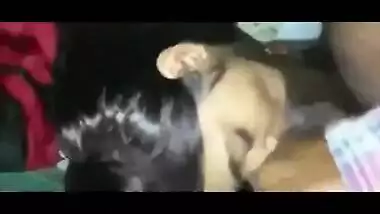 Cute Desi gal polishes XXX rod and sex affair ends with cum on face