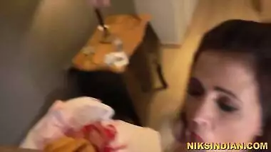 Pregnant Mom Enjoys Sex With Stepson And Swallows His Cum