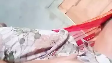 Chubby village Bhabhi showing her mature pussy