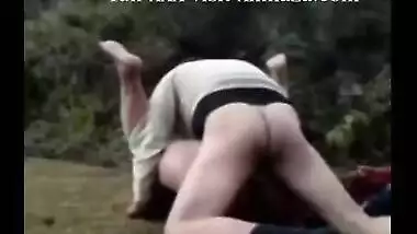Indian aunty sex naked out of door