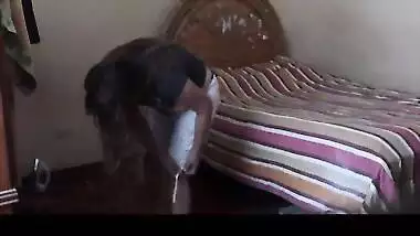 mature indian aunty afterhower caught naked in bedroom