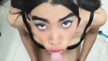 Shy Indian girl gives deep blowjob - Stepsister EP 3Shy Indian girl gives deep blowjob - Stepsister
