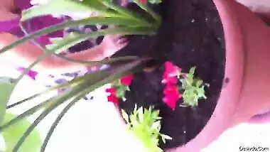 Very huge hot cleveage downblouse