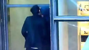 Hijabi Muslim girl sex with Kafir man in the open