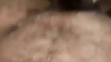 Horny Tamil Aunty eating cum of hubby