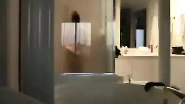 Harinders hot shower.
