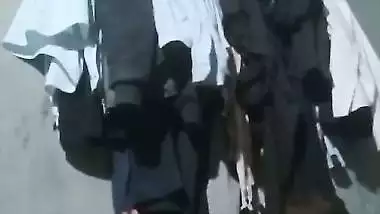 Rajasthani old man porn with his wife in the bed