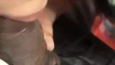 Indian Housewife CLOSEUP BLOWJOB to his HUSBAND POV !!!-CrazyCouple