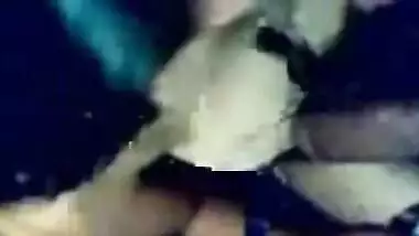 Close-up POV video of my cocksucking Indian GF.