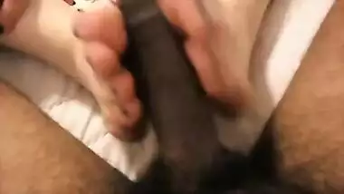 Getting a Footjob with Cumshot