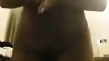 Girl strip tease and lotion