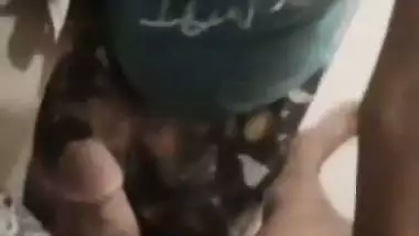 South Indian lady sucks a dick like a piece of chocolate