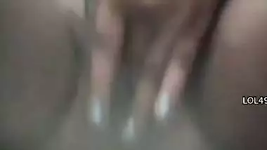 Village girl strips clothes and fingers her pussy heavily