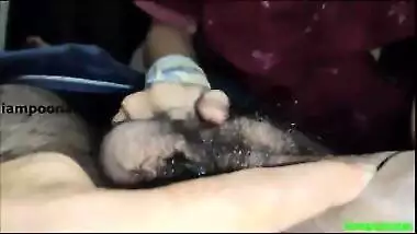 Indian wife gives the best blowjob to her husband