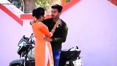 Desi Lover Out Door Brest Pressing and Kissing