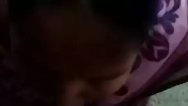Maid quickly blowjob to owner