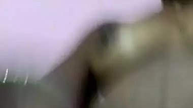 Unsatisfied Desi Bhabhi masturbating pussy with a toothbrush video