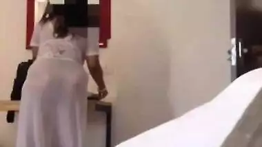 Shona’s first attempt in flashing in absolutely transparent dress