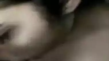 Horny Indian GF sucking cock of bf-- 1