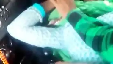 Desi Couple romance in car