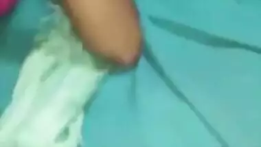 Desi cute collage girl romance in the room