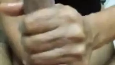 Sexy And Horny Indian Wife Giving HandJob And Riding On dick 4 Clips Part 3