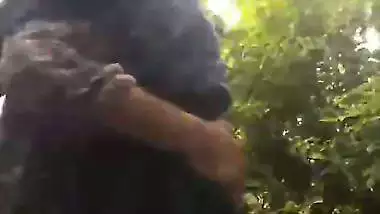 Slim tribal village girl fucking outdoor with lover