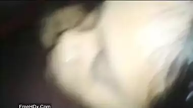 Cute Indian babe allows bearded sex friend to kiss her XXX lips