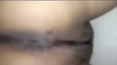 My gf's lovely ass view