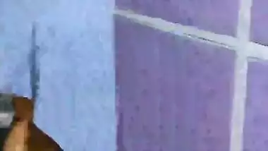 Young babe captured nude by bf after fuck session