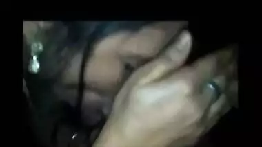 Mature aunty sucking young guy leaked MMS scandal