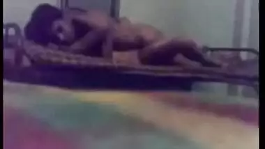 Young Indian lover getting engaged in front of...