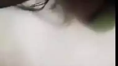 Desi possessor of sexy pink lips shows lover XXX parts via video call