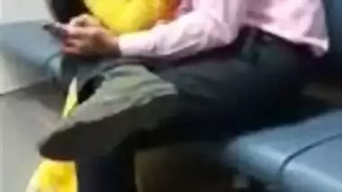 22 lovers making out in local train