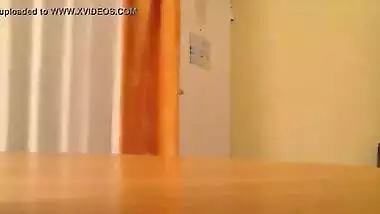 Desi Wife Flashing Boobs To Room Service
