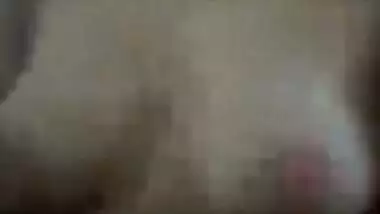 Desi girl showing boobs and pushing them
