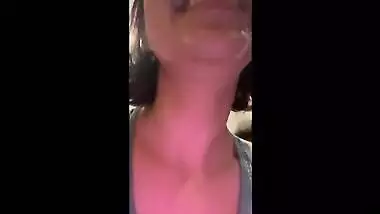 Hailey Rose first Public cum walk after being...