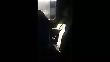 nri uk indian girlchanging dress in train