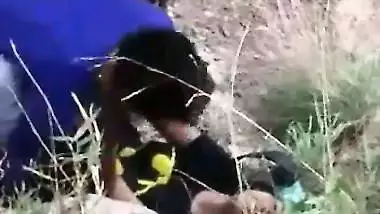 College Indian lovers Jungle chudai